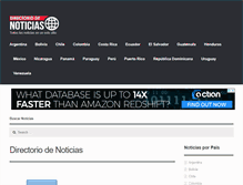 Tablet Screenshot of directoriodenoticias.com